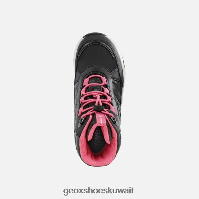 Geox BLL84T1232 Sentiero Girl Black/Fuchsia