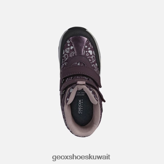 Geox BLL84T1253 Sentiero Girl Prune/Dark Rose