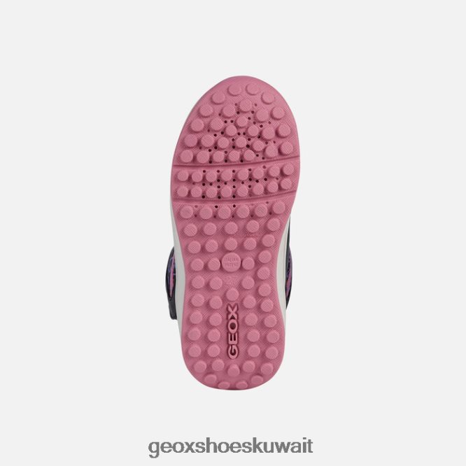 Geox BLL84T1254 Roby Girl Black/Fuchsia