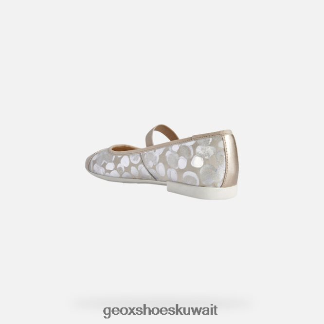Geox BLL84T1196 Plie Girl Beige/Platinum