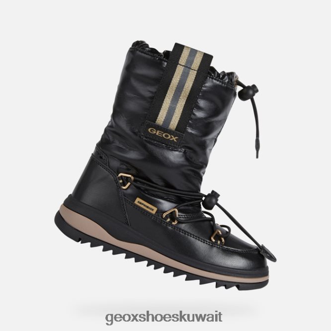 Geox BLL84T1021 Adelhide Abx Girl Black/Gold