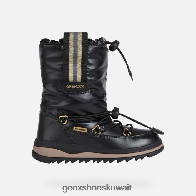 Geox BLL84T1021 Adelhide Abx Girl Black/Gold