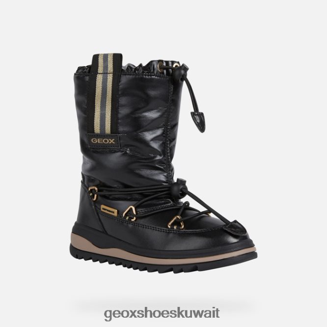 Geox BLL84T1021 Adelhide Abx Girl Black/Gold