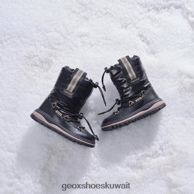 Geox BLL84T1021 Adelhide Abx Girl Black/Gold