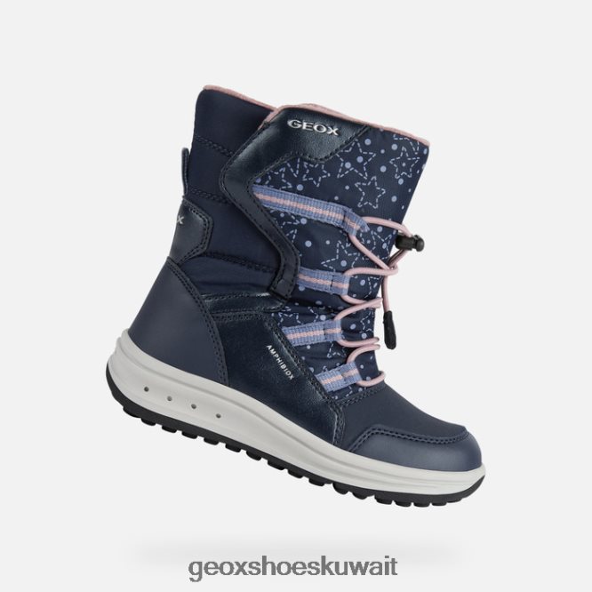 Geox BLL84T1188 Roby Abx Girl Navy/Rose