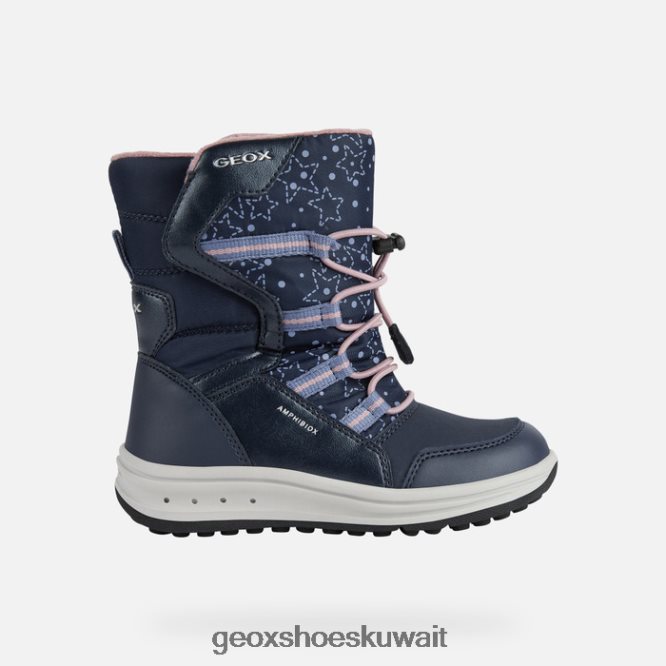 Geox BLL84T1188 Roby Abx Girl Navy/Rose