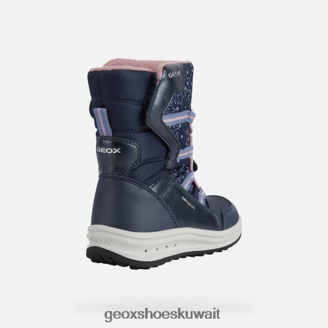 Geox BLL84T1188 Roby Abx Girl Navy/Rose