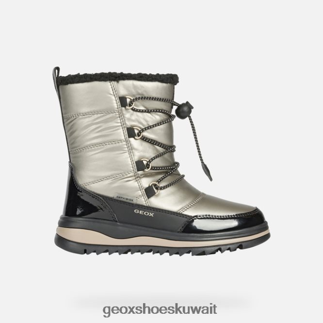 Geox BLL84T1231 Adelhide Abx Girl Dk Gold/Black