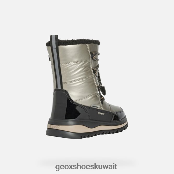 Geox BLL84T1231 Adelhide Abx Girl Dk Gold/Black