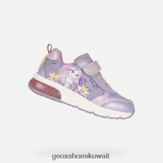 Geox BLL84T1169 Spaceclub Girl Lilac/Yellow