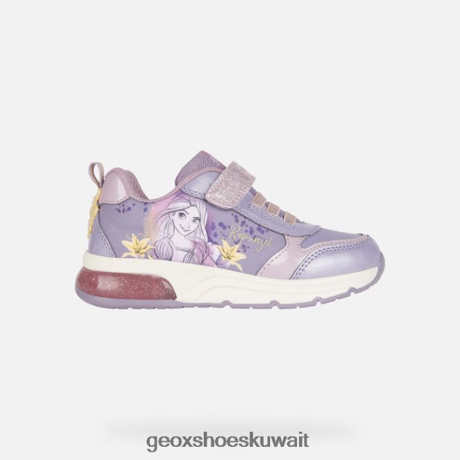 Geox BLL84T1169 Spaceclub Girl Lilac/Yellow