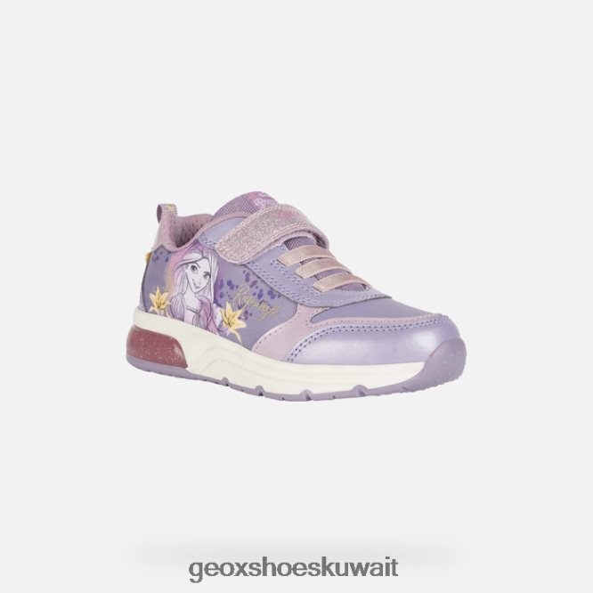 Geox BLL84T1169 Spaceclub Girl Lilac/Yellow