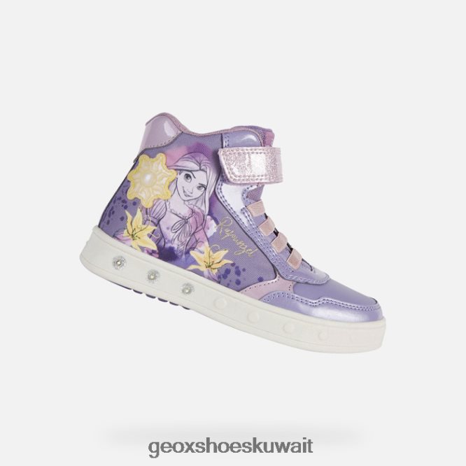 Geox BLL84T1173 Skylin Girl Lilac/Yellow