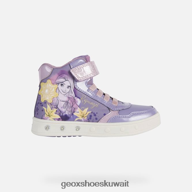Geox BLL84T1173 Skylin Girl Lilac/Yellow