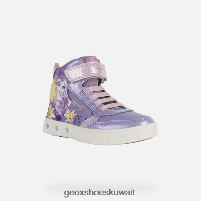 Geox BLL84T1173 Skylin Girl Lilac/Yellow