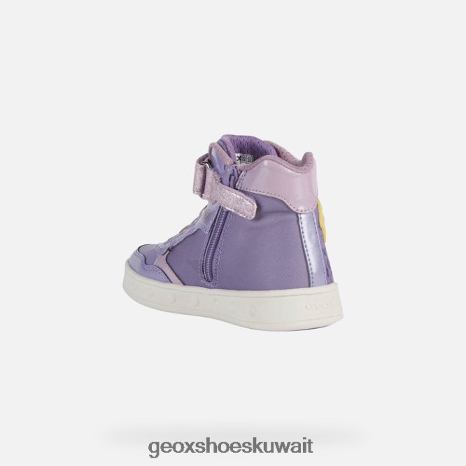 Geox BLL84T1173 Skylin Girl Lilac/Yellow