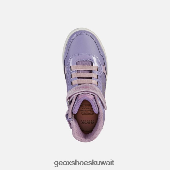 Geox BLL84T1173 Skylin Girl Lilac/Yellow