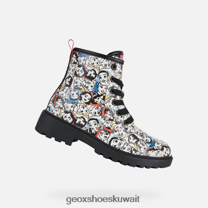 Geox BLL84T1201 Casey Girl White/Multicolor
