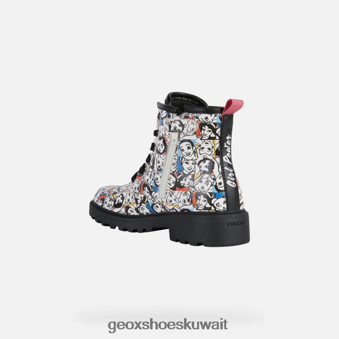 Geox BLL84T1201 Casey Girl White/Multicolor