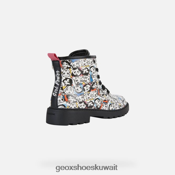 Geox BLL84T1201 Casey Girl White/Multicolor