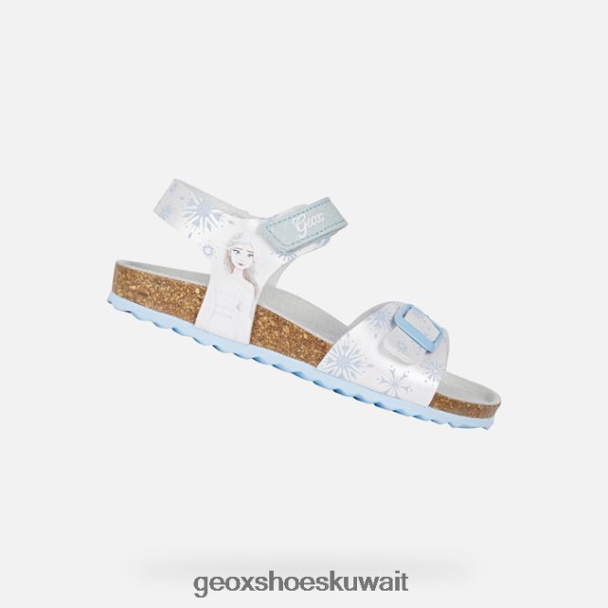 Geox BLL84T1236 Adriel Girl White/Sky