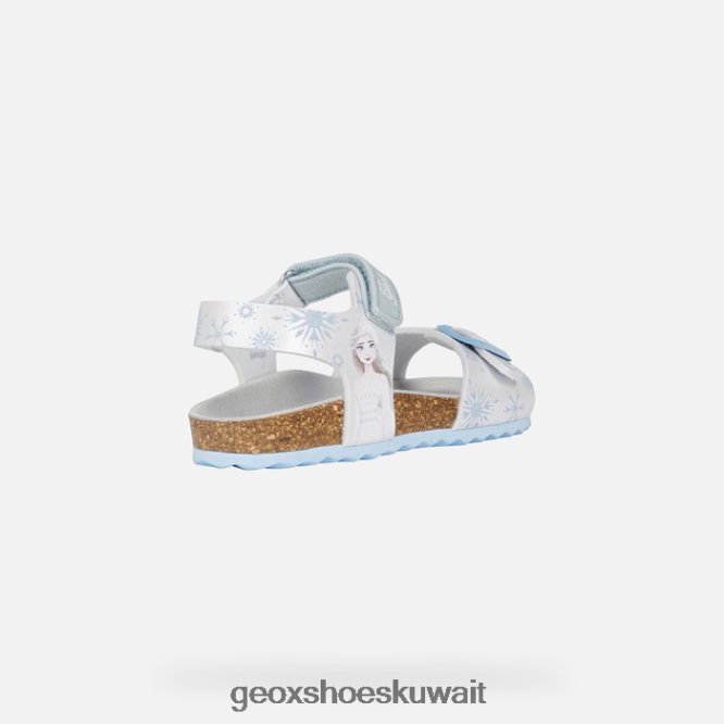 Geox BLL84T1236 Adriel Girl White/Sky