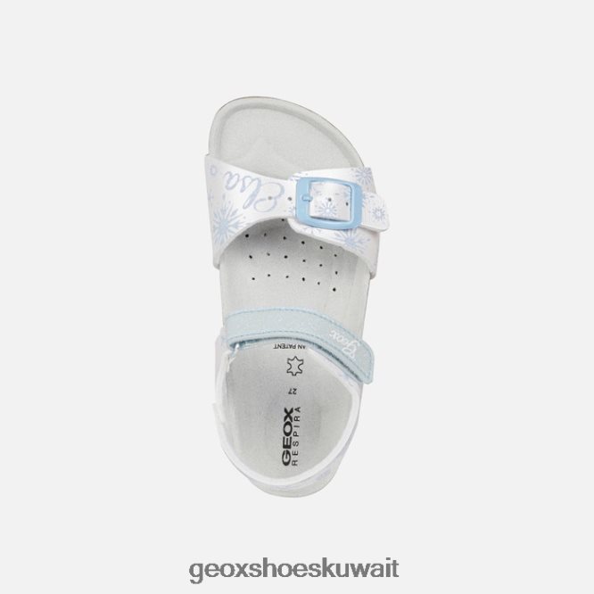 Geox BLL84T1236 Adriel Girl White/Sky