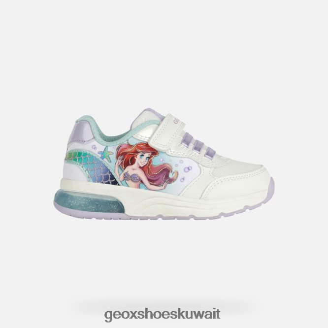Geox BLL84T1114 Spaceclub Girl White/Watersea