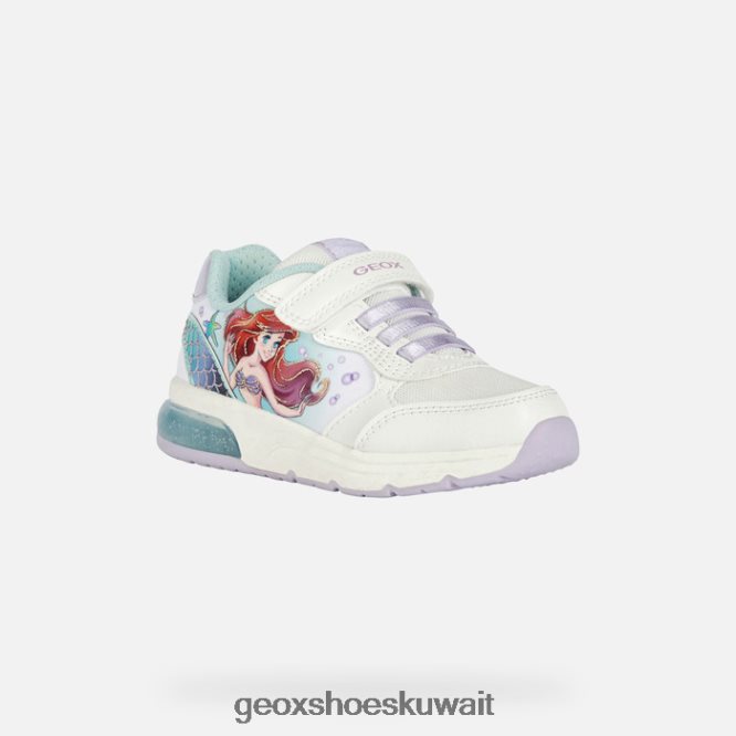 Geox BLL84T1114 Spaceclub Girl White/Watersea