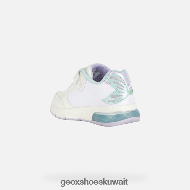 Geox BLL84T1114 Spaceclub Girl White/Watersea