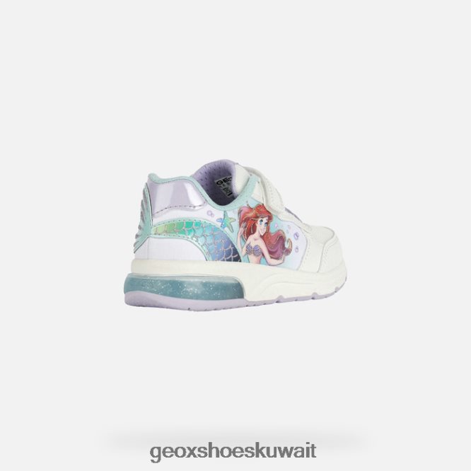 Geox BLL84T1114 Spaceclub Girl White/Watersea