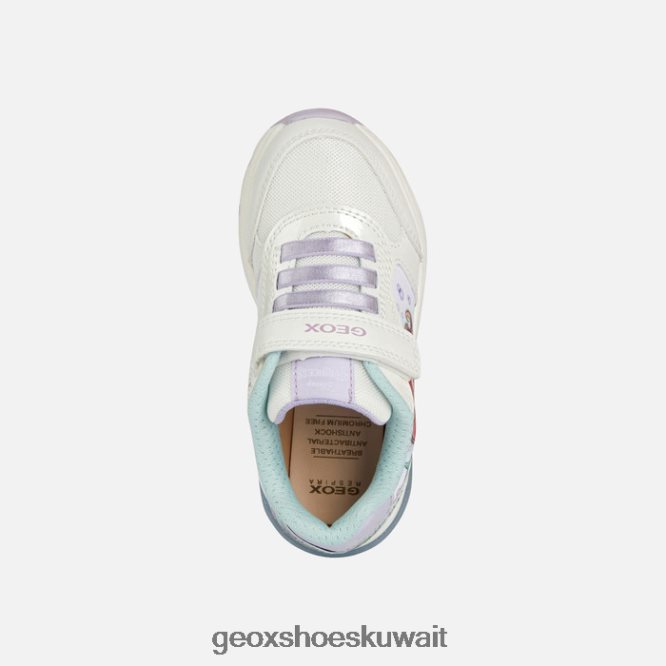 Geox BLL84T1114 Spaceclub Girl White/Watersea