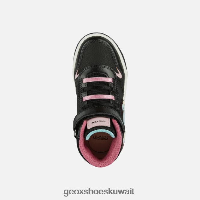 Geox BLL84T1117 Inek Girl Black/Multicolor
