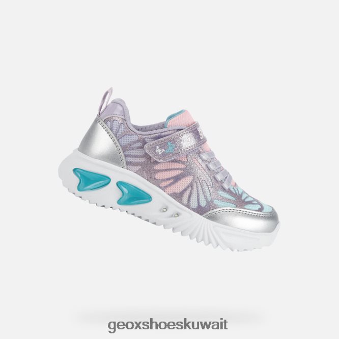 Geox BLL84T1175 Assister Girl Silver/Lilac