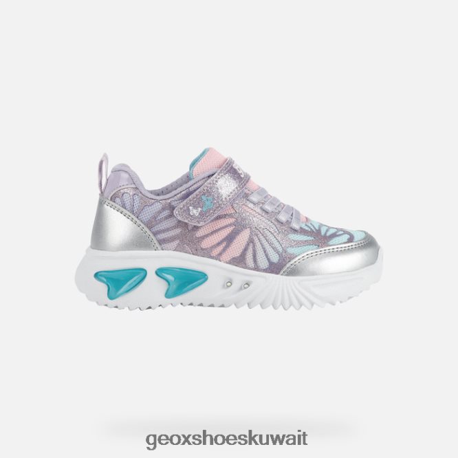 Geox BLL84T1175 Assister Girl Silver/Lilac
