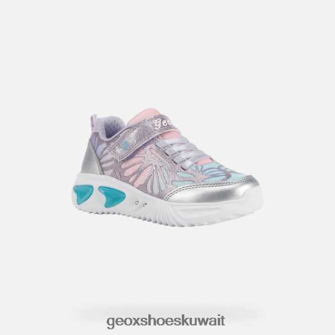 Geox BLL84T1175 Assister Girl Silver/Lilac