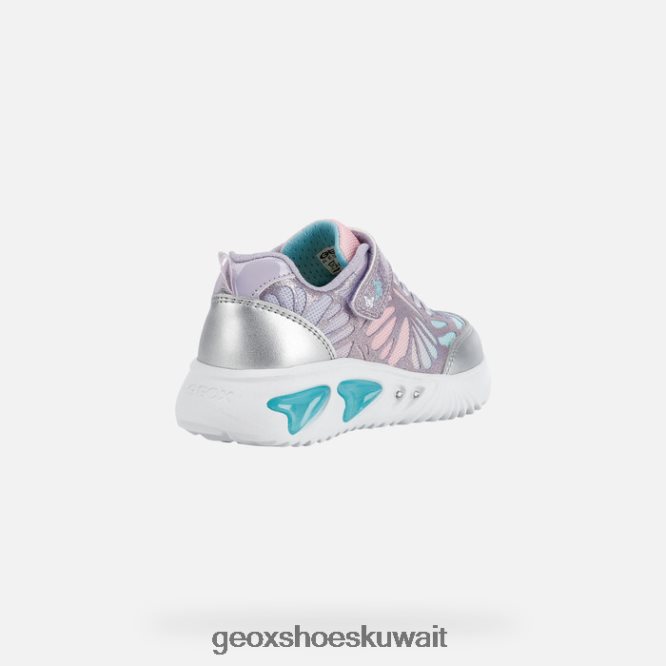 Geox BLL84T1175 Assister Girl Silver/Lilac