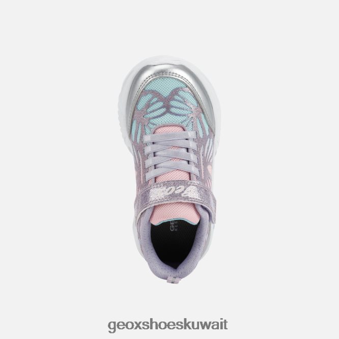 Geox BLL84T1175 Assister Girl Silver/Lilac