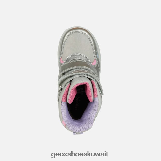 Geox BLL84T1186 Sveggen Abx Girl Dark Silver/Fuchsia