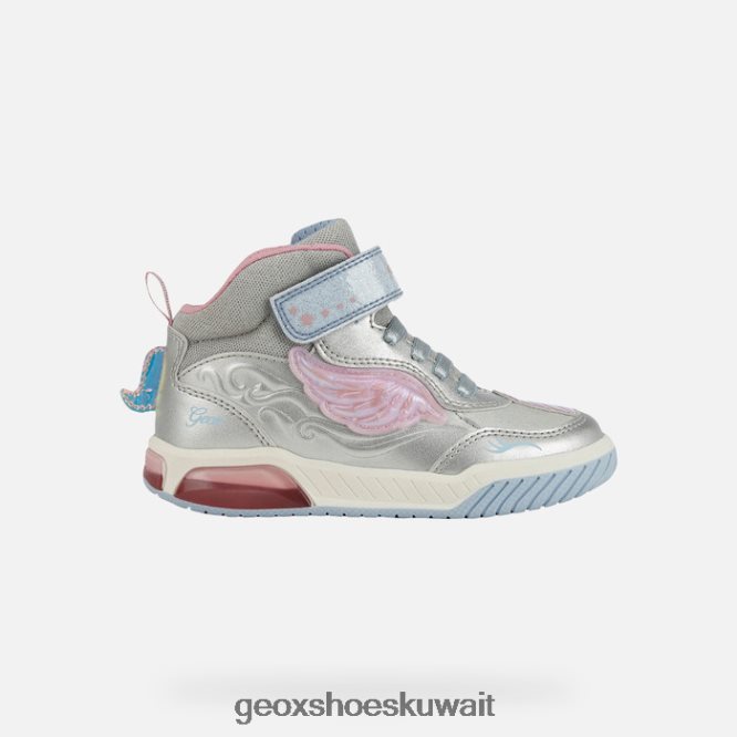 Geox BLL84T1221 Inek Girl Silver/Sky