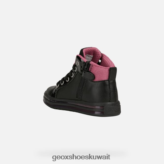 Geox BLL84T1239 Pawnee Girl Black/Fuchsia