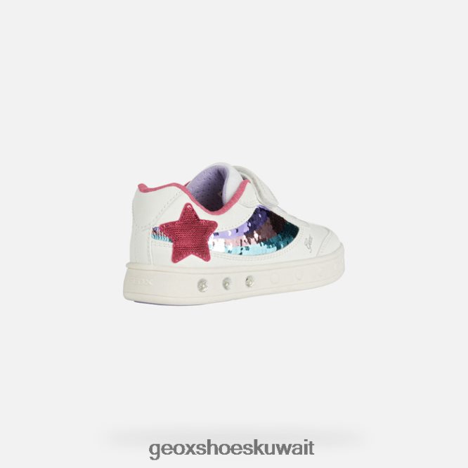 Geox BLL84T1879 Skylin Girl White/Multicolor