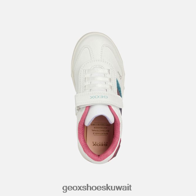 Geox BLL84T1879 Skylin Girl White/Multicolor