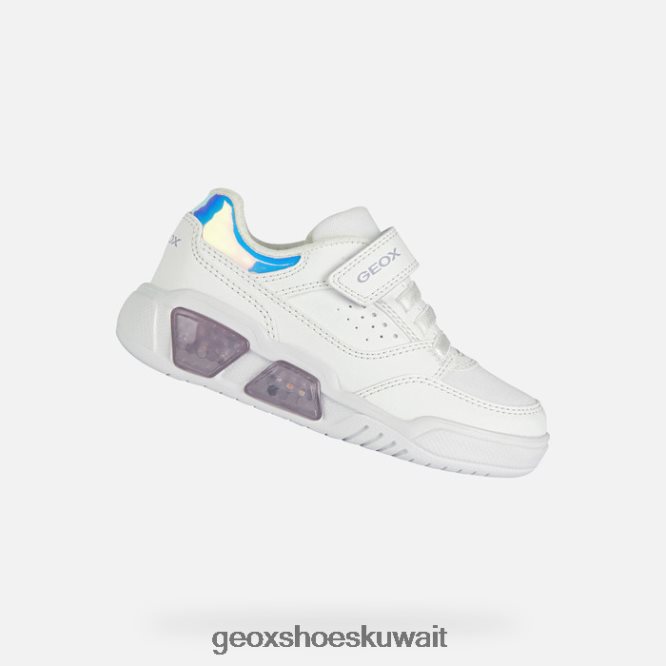 Geox BLL84T1910 Illuminus Junior White/Lilac