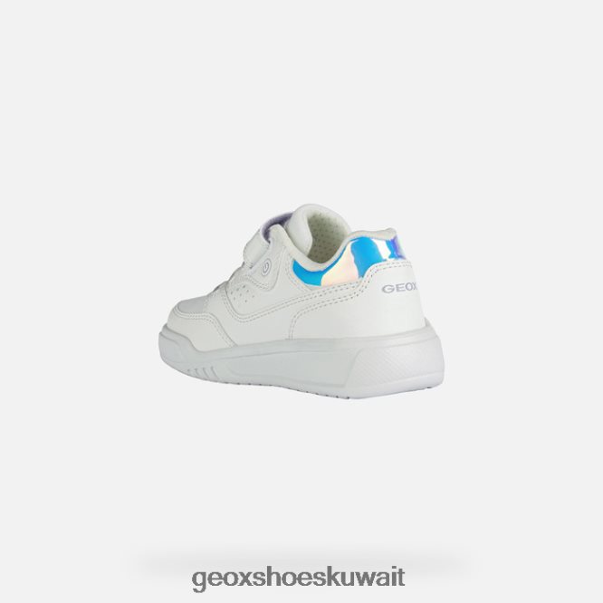 Geox BLL84T1910 Illuminus Junior White/Lilac