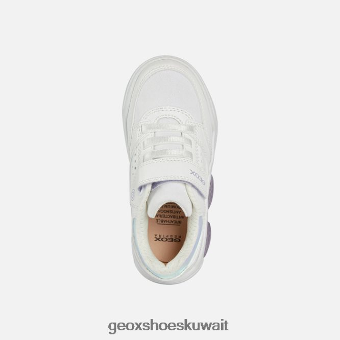 Geox BLL84T1910 Illuminus Junior White/Lilac