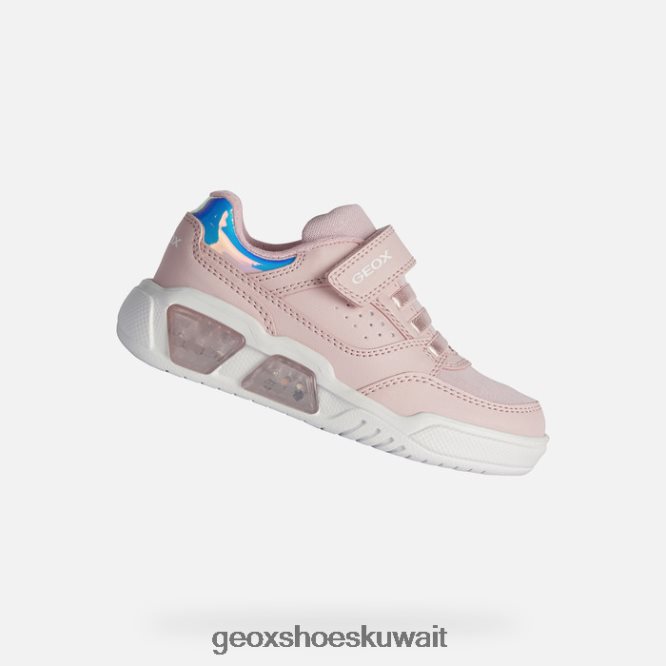 Geox BLL84T1911 Illuminus Junior Light Rose/White