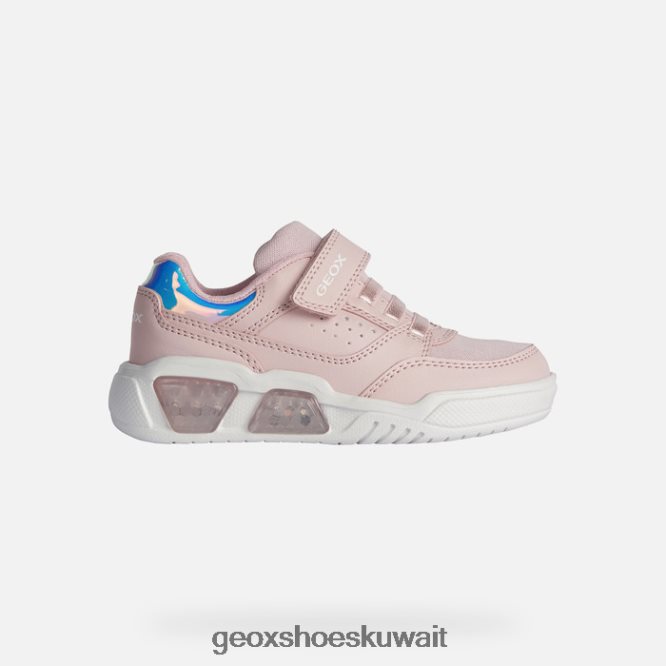 Geox BLL84T1911 Illuminus Junior Light Rose/White