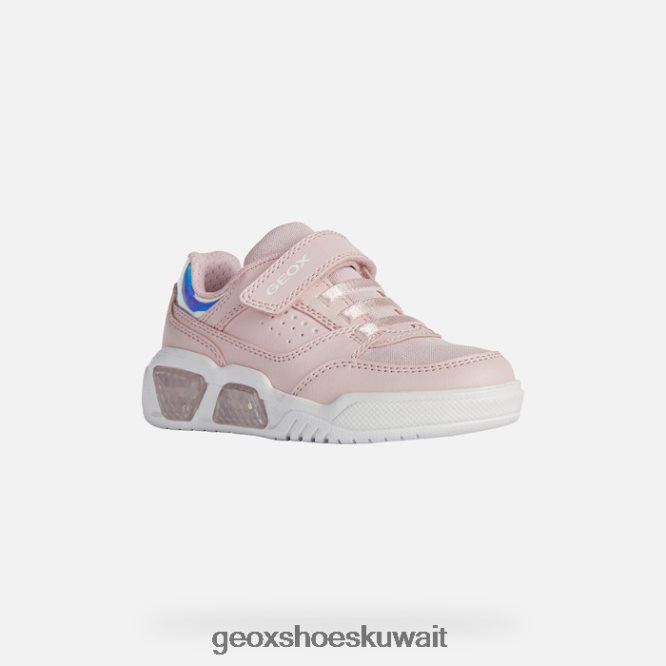 Geox BLL84T1911 Illuminus Junior Light Rose/White