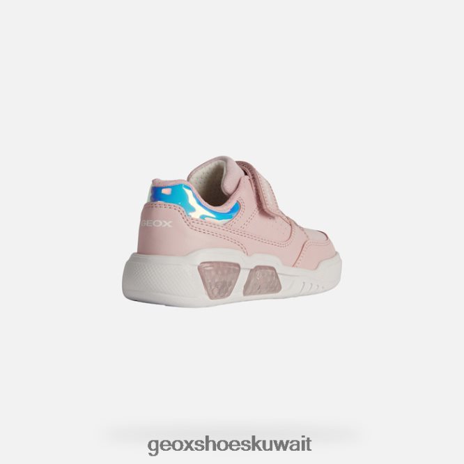 Geox BLL84T1911 Illuminus Junior Light Rose/White